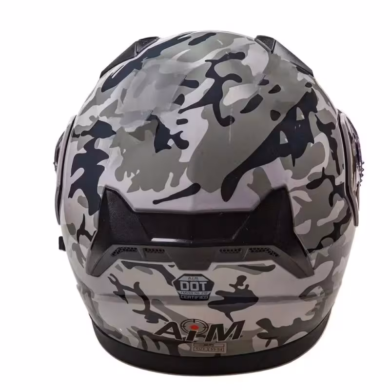 Мотошлем AiM JK906S, камуфляж, размер XL