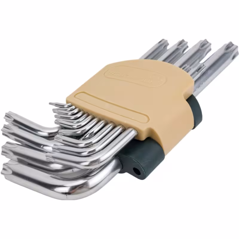 Набор ключей Torx Г-образных RockForce RF-5151LT, T6-T60, 15 предметов