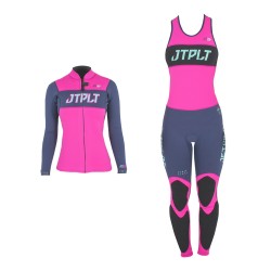 Комплект гидрокостюм и гидрокуртка JetPilot RX Navy/Pink, размер L