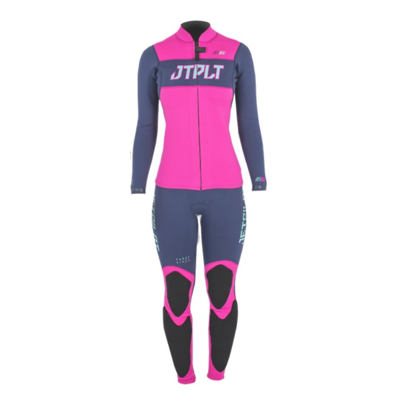 Комплект гидрокостюм и гидрокуртка JetPilot RX Navy/Pink, размер L