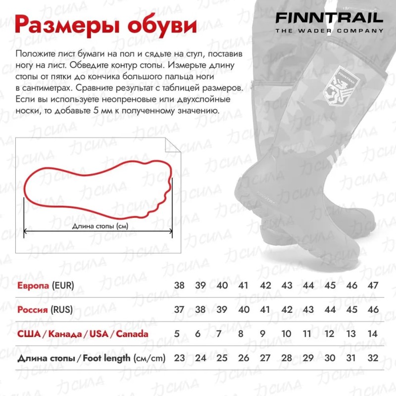 Ботинки треккинговые Finntrail Track 5172 Dark Grey, темно-серый, размер 43