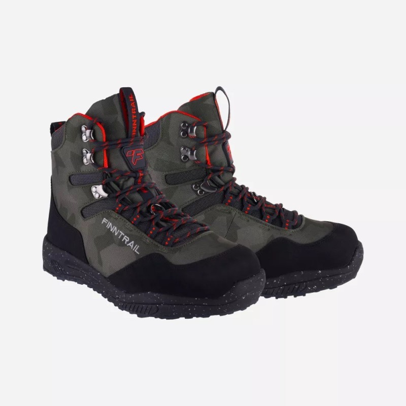 Ботинки забродные мужские Finntrail Sportsman 5198 CamoShadowGreen, зеленый камуфляж, размер 44