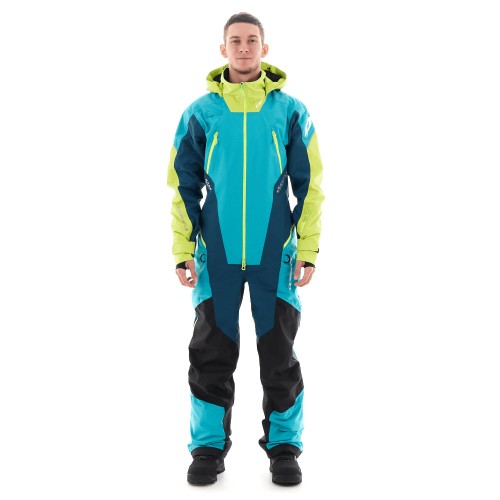 Комбинезон мужской Dragonfly Extreme 2.0 Blue/Yellow/Green, Dftex, голубой/желтый/зеленый, размер KL, 176 см