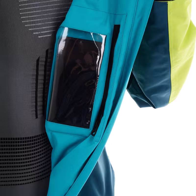 Комбинезон мужской Dragonfly Extreme 2.0 Blue/Yellow/Green, Dftex, голубой/желтый/зеленый, размер KL, 176 см