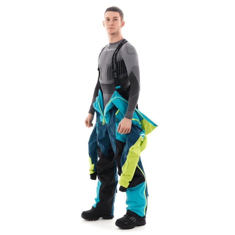 Комбинезон мужской Dragonfly Extreme 2.0 Blue/Yellow/Green, Dftex, голубой/желтый/зеленый, размер KL, 176 см