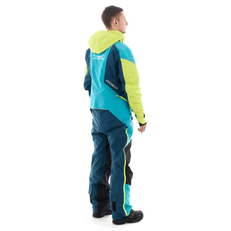 Комбинезон мужской Dragonfly Extreme 2.0 Blue/Yellow/Green, Dftex, голубой/желтый/зеленый, размер KL, 176 см