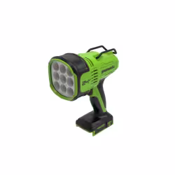 Прожектор аккумуляторный Greenworks G24SL, 3000 Лм, зеленый