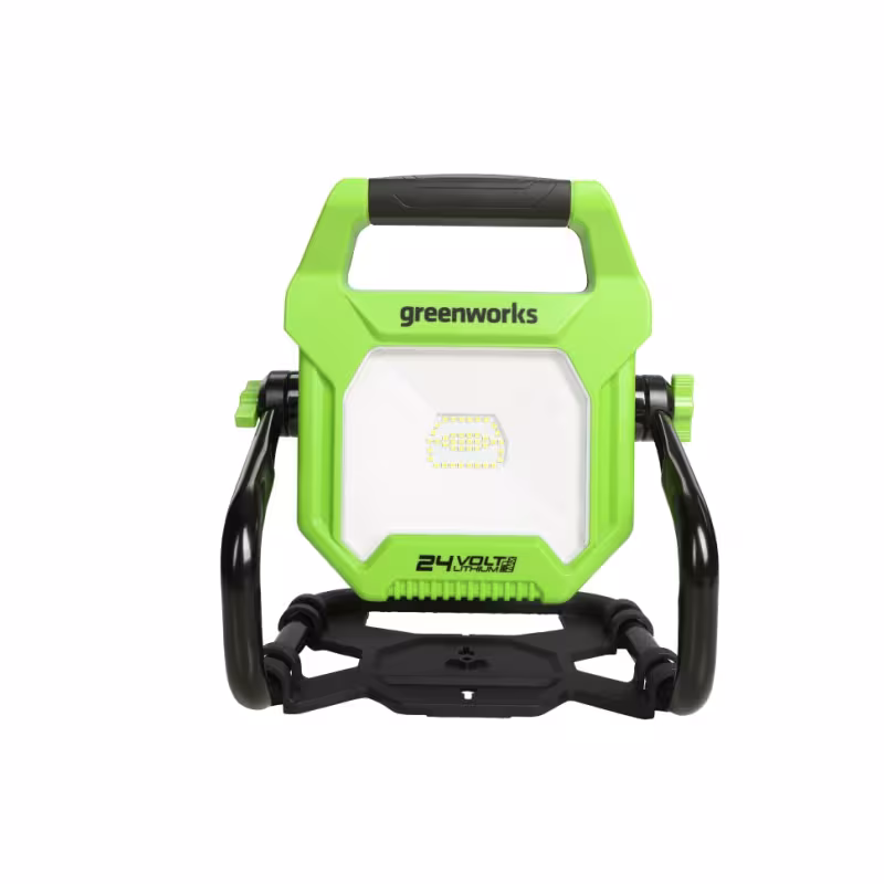 Прожектор светодиодный Greenworks G24WL, 2000 Лм, зеленый