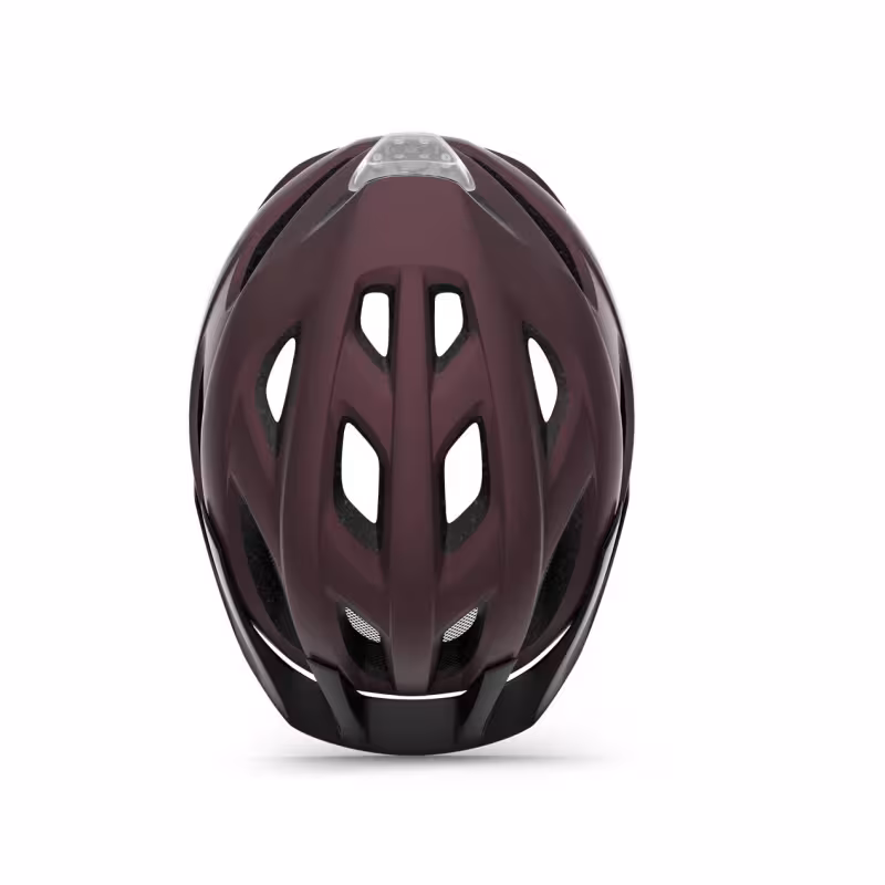 Велошлем Met Crossover Burgundy, бордовый/черный, размер XL, 60-64 см