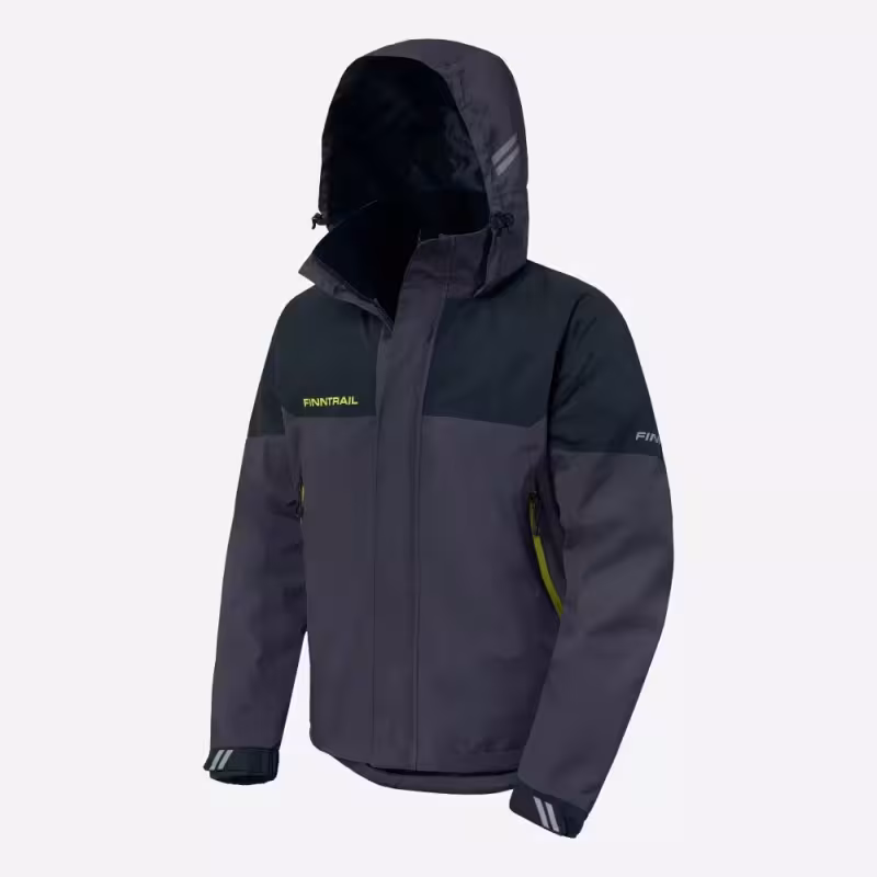 Костюм мужской Finntrail GT 3465 Graphite, мембрана Hard-Tex, серый, размер 48-50 (M), 170-180 см