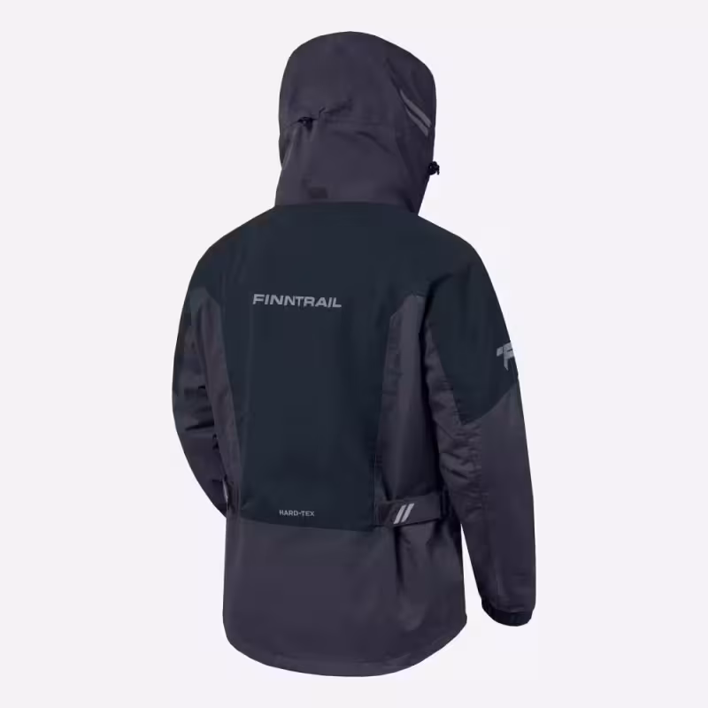 Костюм мужской Finntrail GT 3465 Graphite, мембрана Hard-Tex, серый, размер 48-50 (M), 170-180 см