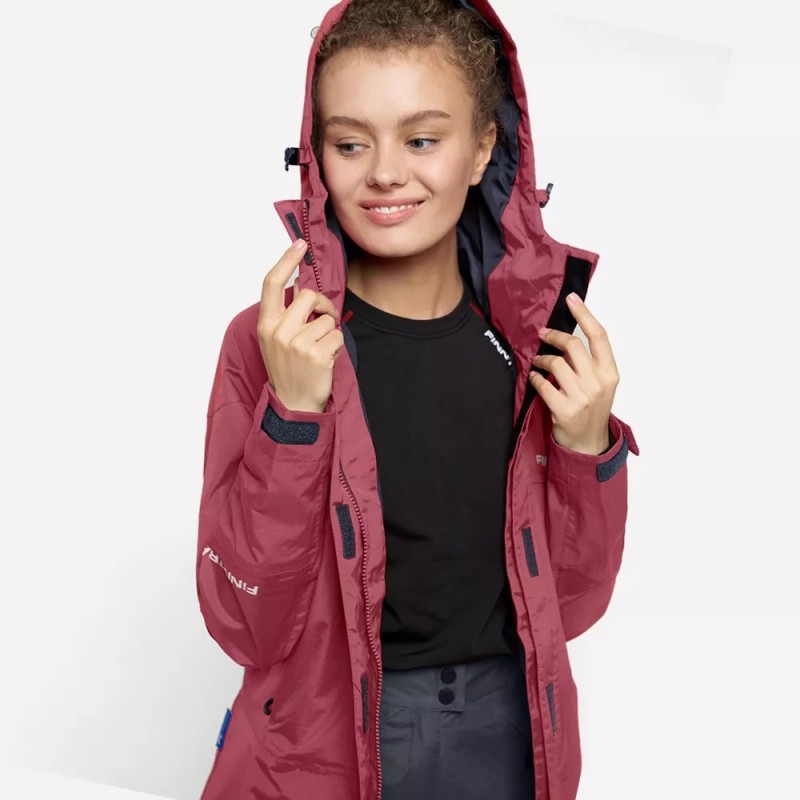 Костюм женский Finntrail Sierra 3450 Berry, мембрана Hard-Tex, розовый, размер 42-44 (XS), 155-165 см