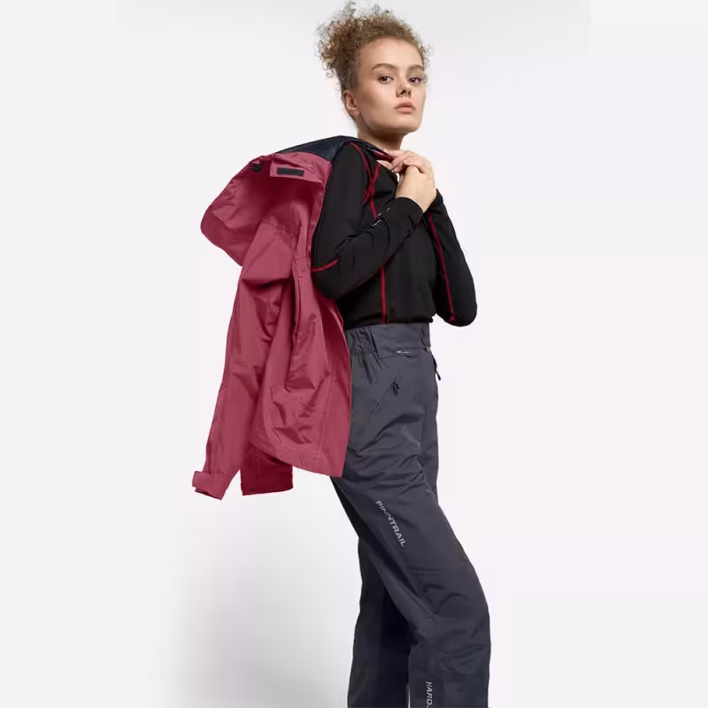 Костюм женский Finntrail Sierra 3450 Berry, мембрана Hard-Tex, розовый, размер 42-44 (XS), 155-165 см