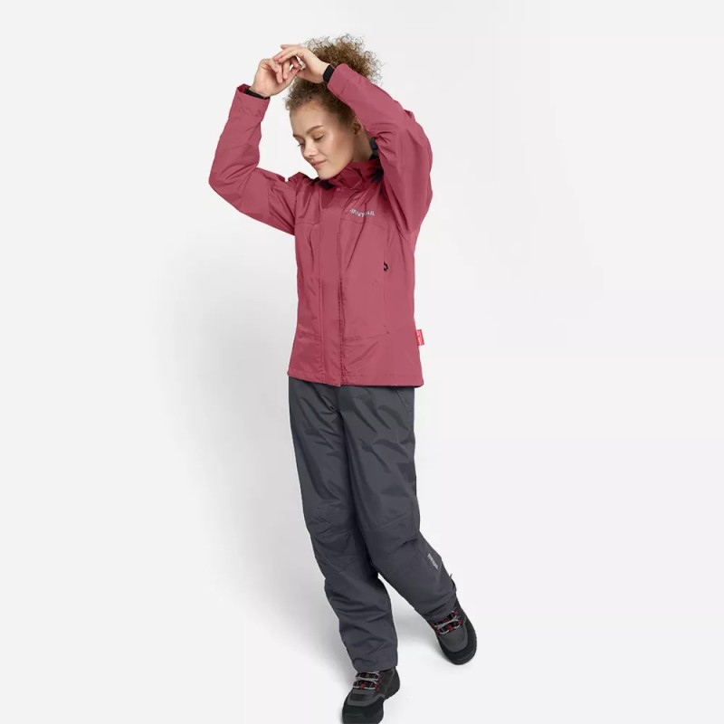 Костюм женский Finntrail Sierra 3450 Berry, мембрана Hard-Tex, розовый, размер 42-44 (XS), 155-165 см