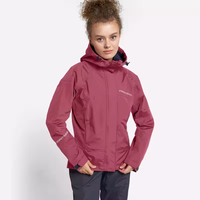 Костюм женский Finntrail Sierra 3450 Berry, мембрана Hard-Tex, розовый, размер 42-44 (XS), 155-165 см