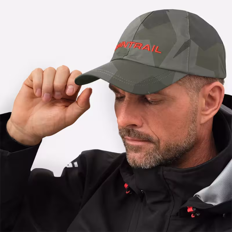 Кепка-бейсболка Finntrail Waterproof Cap 9621 CamoShadowGreen, мембрана Hard-Tex, зеленый камуфляж, размер универсальный