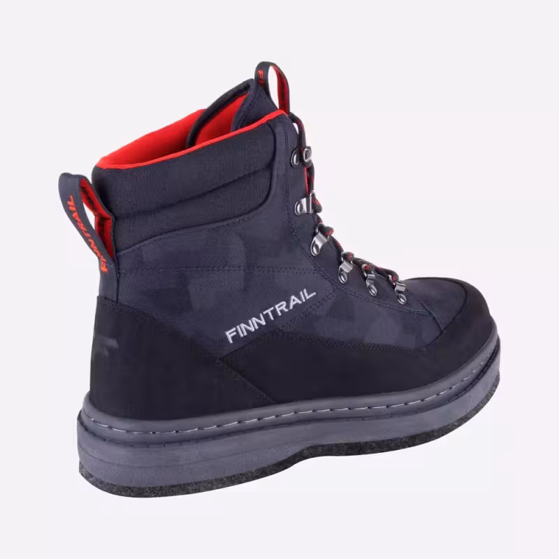 Ботинки забродные мужские Finntrail GreenWood 5224 CamoShadowBlack, черный, размер 42