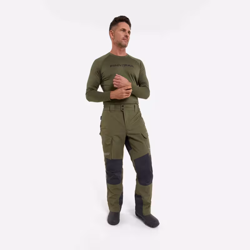 Костюм мужской Finntrail GT 3465 Khaki, мембрана Hard-Tex, хаки, размер 54-56 (XL), 180-190 см
