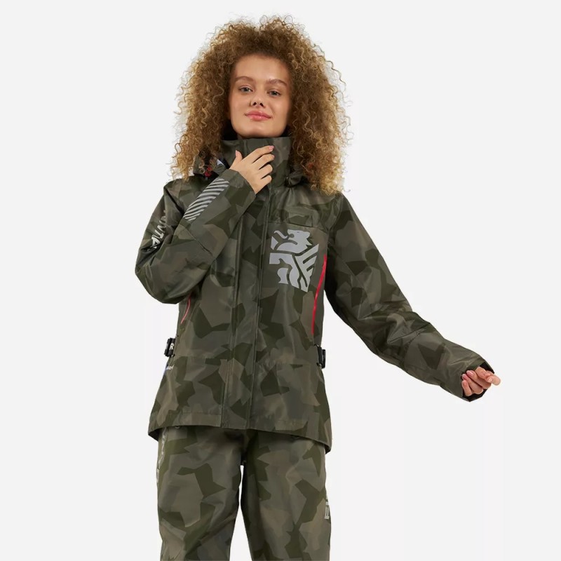 Куртка женская Finntrail Rachel 6455 CamoShadowGreen, мембрана Hard-tex, камуфляж, размер 44-46 (S), 160-170 см