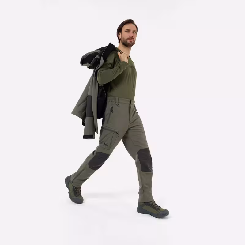 Брюки мужские Finntrail Tactic 4609 Khaki, ткань Софтшелл, хаки, размер 54-56 (XL), 180-190 см