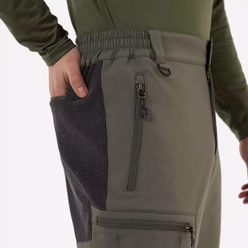 Брюки мужские Finntrail Tactic 4609 Khaki, ткань Софтшелл, хаки, размер 54-56 (XL), 180-190 см