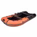 Надувная лодка ПВХ Адмирал 320 C, НДНД, оранжевый/черный