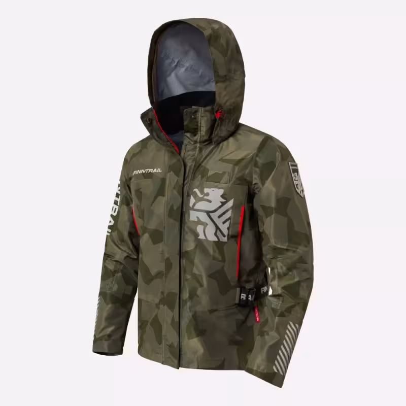 Куртка женская Finntrail Rachel 6455 CamoShadowGreen, мембрана Hard-tex, камуфляж, размер 50-52 (XL), 170-180 см