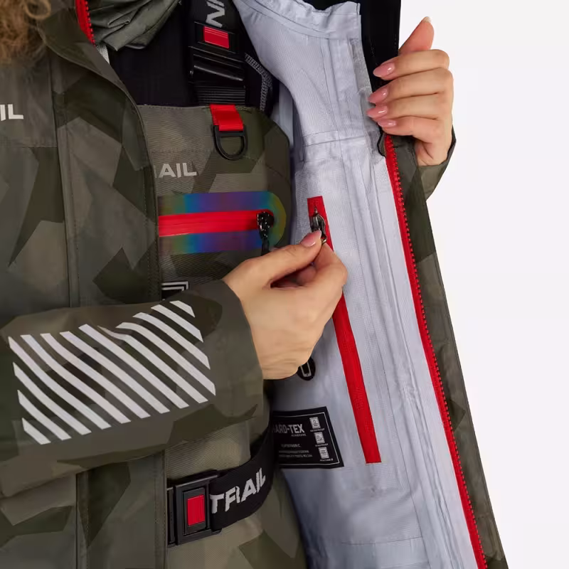 Куртка женская Finntrail Rachel 6455 CamoShadowGreen, мембрана Hard-tex, камуфляж, размер 50-52 (XL), 170-180 см