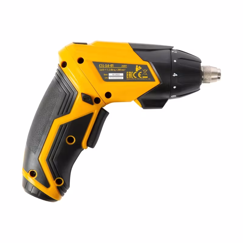 Отвертка аккумуляторная с набором бит Denzel CSL-36-01