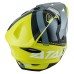 Мотошлем Ataki JK802 Valor HI-Viz, желтый/серый/ глянцевый, размер S