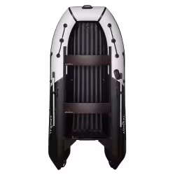 Надувная лодка ПВХ Адмирал 320 Classic, НДНД, белый/черный