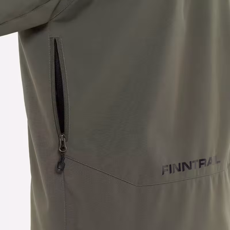 Куртка мужская Finntrail Tactic 1323 khaki, ткань Софтшелл, хаки, размер 50-52 (L), 175-185 см