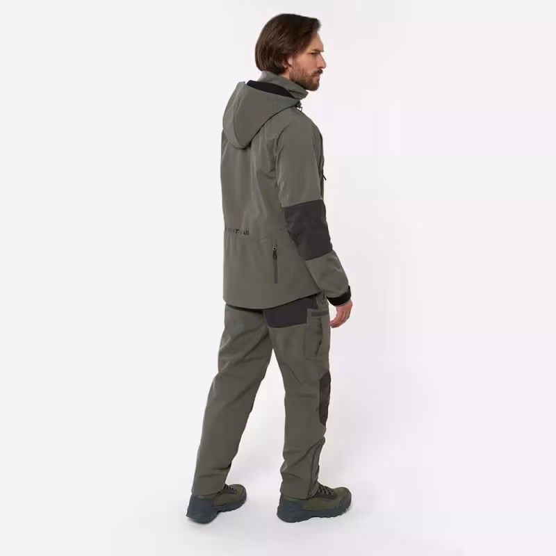 Куртка мужская Finntrail Tactic 1323 khaki, ткань Софтшелл, хаки, размер 50-52 (L), 175-185 см
