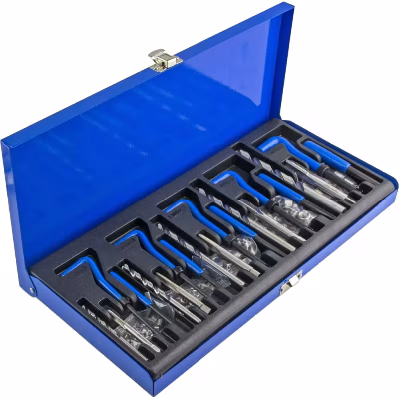 Набор для восстановления резьбы Zipmend ZS-G020131, M5-M12, 131 предмет