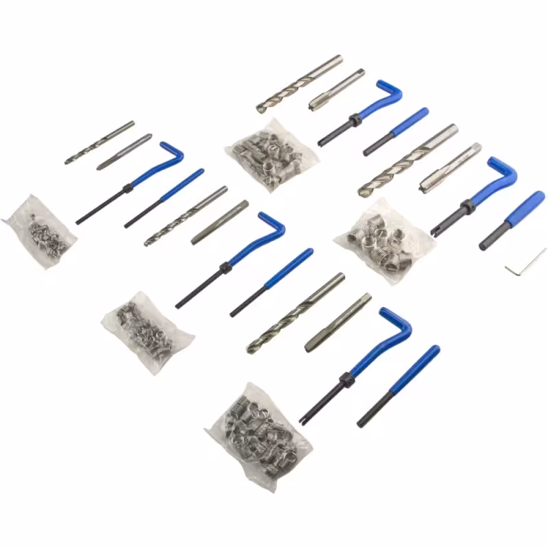 Набор для восстановления резьбы Zipmend ZS-G020131, M5-M12, 131 предмет