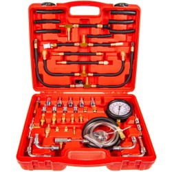 Набор для измерения давления в топливных системах Эврика ER-86323, 46 предметов