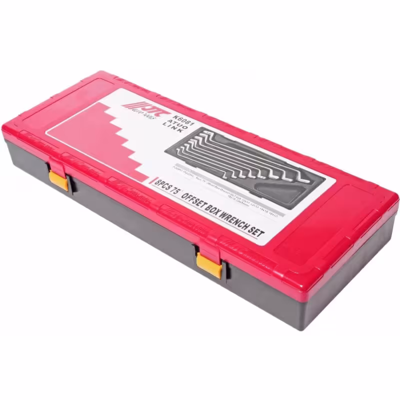 Набор ключей накидных JTC-K6081, 6-24 мм, 8 предметов