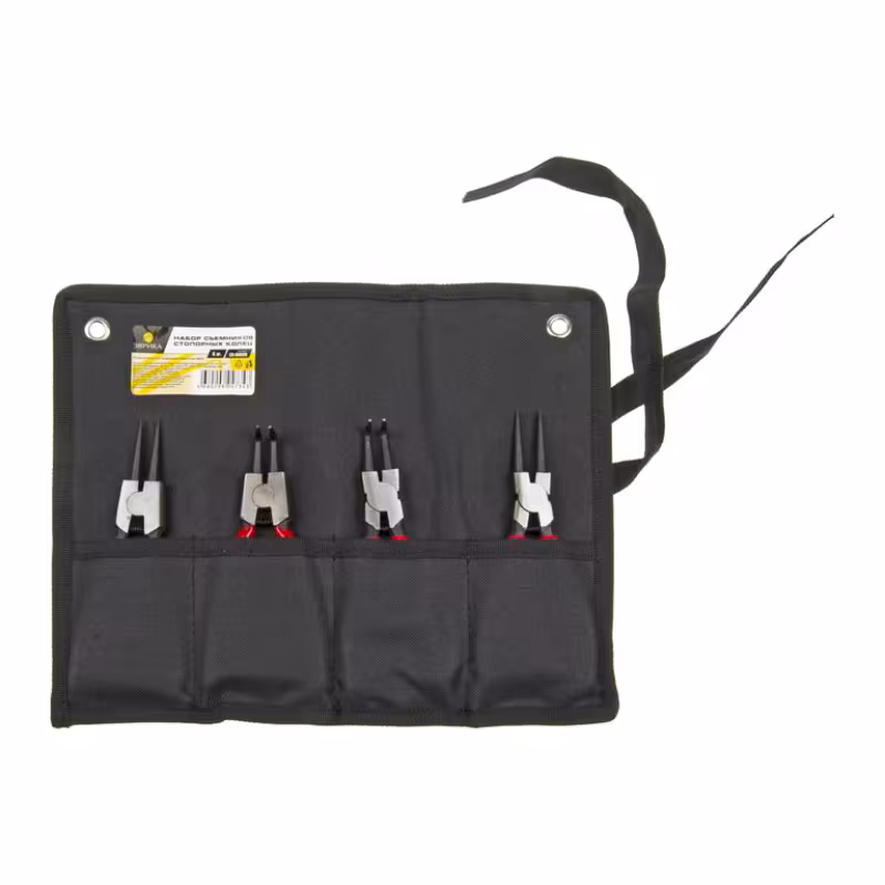 Набор съемников стопорных колец Эврика ER-86839, L-140 мм, 4 предмета