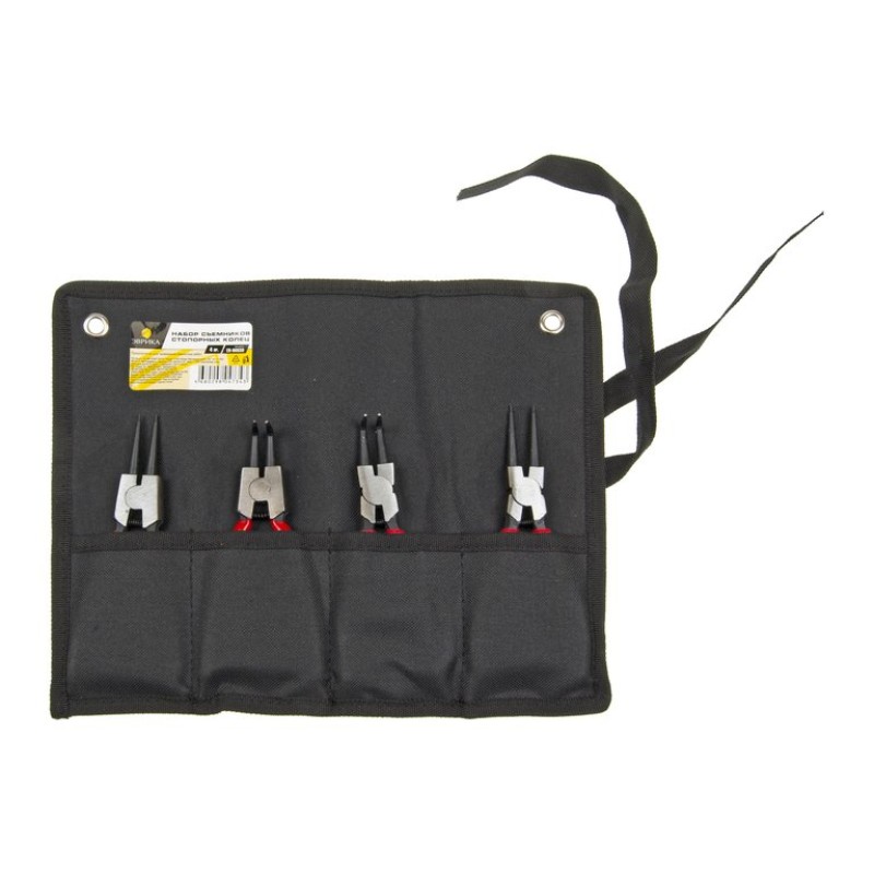 Набор съемников стопорных колец Эврика ER-86839, L-140 мм, 4 предмета