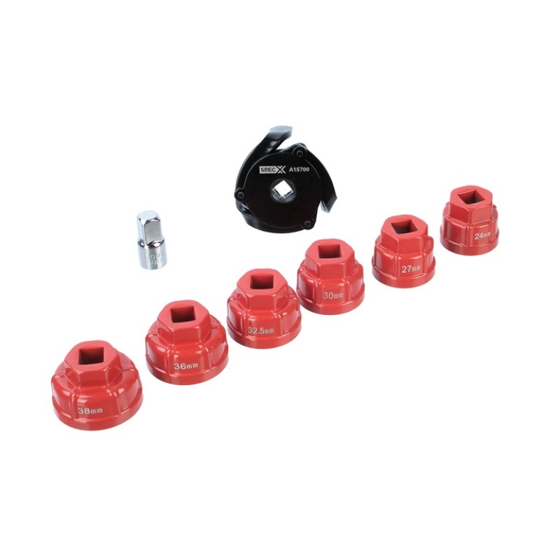 Набор съемников масляных фильтров SpecX A15700, 19 предметов