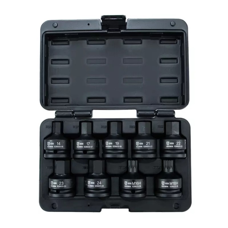 Набор ударных головок Garwin 626605-SET9, 9 предметов