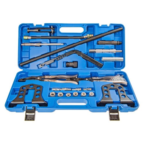 Рассухариватель клапанов со щипцами для маслосъемных колпачков Эврика ER-02125, 26 предметов