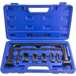 Рассухариватель клапанов универсальный струбцинного типа с насадками Zipmend ZS-A011002, 16-30 мм, 8 предметов