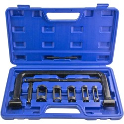 Рассухариватель клапанов универсальный струбцинного типа с насадками Zipmend ZS-A011002, 16-30 мм, 8 предметов