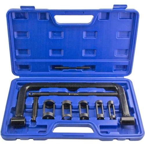 Рассухариватель клапанов универсальный струбцинного типа с насадками Zipmend ZS-A011002, 16-30 мм, 8 предметов