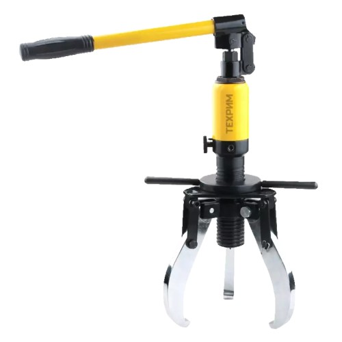 Съемник трехлапый Техрим 811505-20-П, 20 тонн гидравлический со встроенным насосом