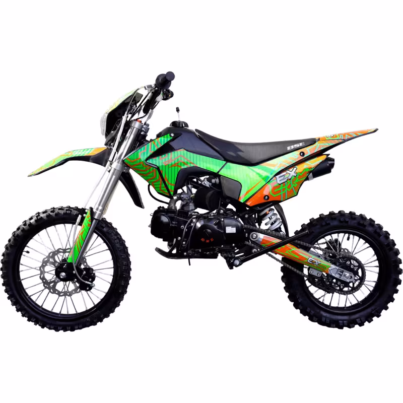 Питбайк BSE EX-125 Green Orange Ant