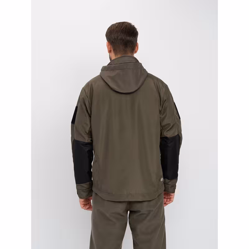 Костюм мужской Huntsman (Восток) Камелот, ткань Softshell, хаки, размер 52-54, 182 см