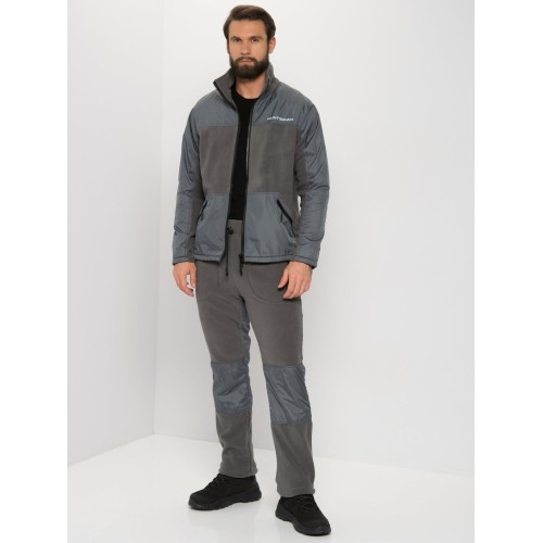 Костюм мужской Huntsman (Восток) Пикник-Люкс, ткань Флис, серый, размер 56-58, 182-188 см