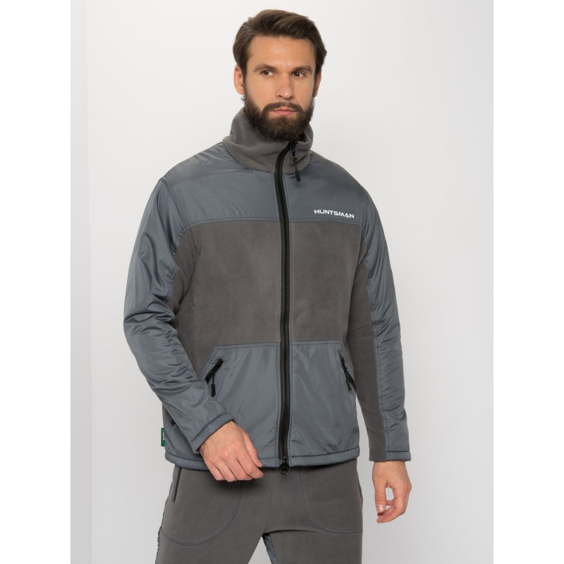 Костюм мужской Huntsman (Восток) Пикник-Люкс, ткань Флис, серый, размер 60-62, 182-188 см